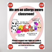 Allergie Aware Classroom Poster