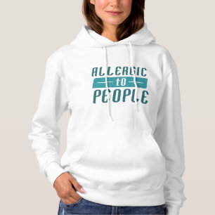 Allergie für Menschen Hoodie