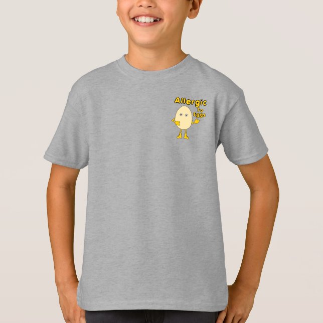 Allergie gegen Eier T-Shirt (Vorderseite)