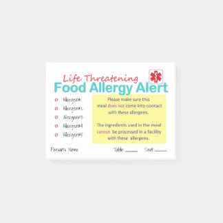 Allergie-wachsame Post-Itauflage (50 Blätter pro Post-it Klebezettel