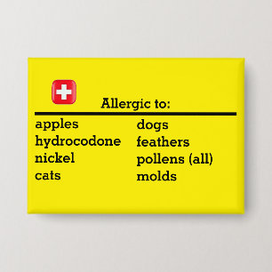Allergien Button