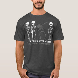 Allergien sind sich bewusst, dass ihr Ok etwas and T-Shirt