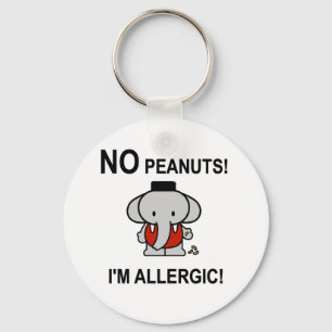 Allergisch gegen Erdnüsse Schlüsselanhänger