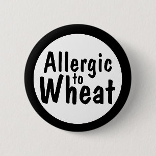 Allergisch zum Weizen Button