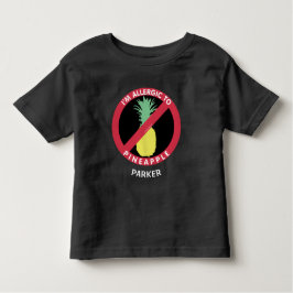 Allergisch zur Ananas-Frucht-Allergie Kleinkind T-shirt