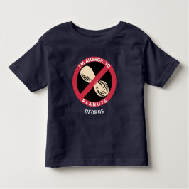 Allergisch zur Erdnuss-Kinderallergie Kleinkind T-shirt