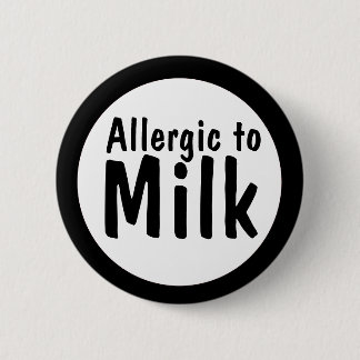 Allergisch zur Milch Button