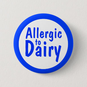 Allergisch zur Molkerei Button
