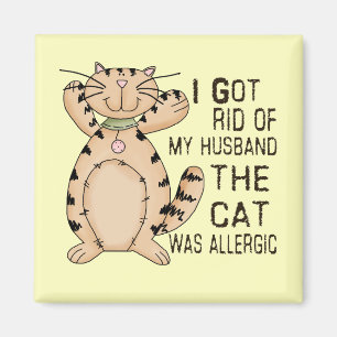 Allergische Katze Magnet