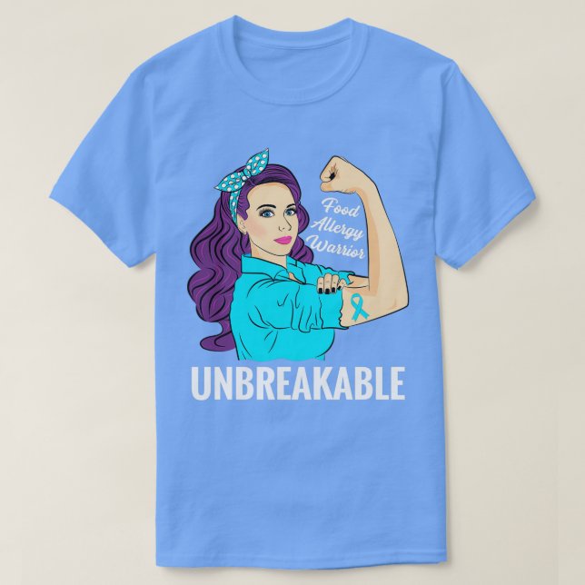 Allergisches Bewusstsein für Ernährung Allergische T-Shirt (Design vorne)