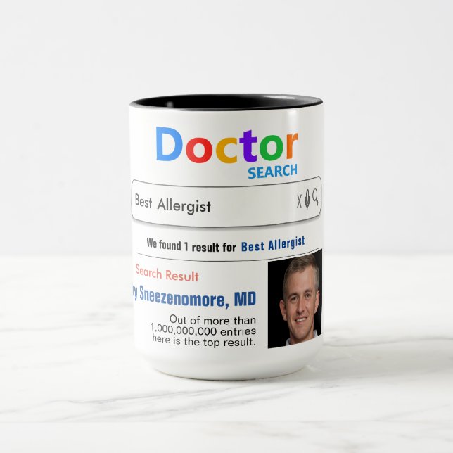 Allergist Funny Gift Tasse (Zentrum)