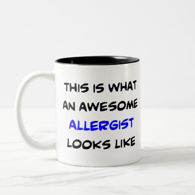 Allergist, phantastisch zweifarbige tasse (Links)