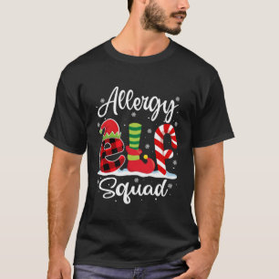 Allergy-Elfen-Trupp Weihnachten Allergologe passen T-Shirt