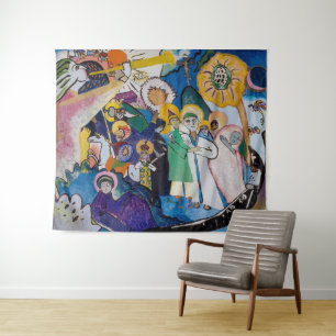 Allerheiligen I Kandinsky Wandteppich