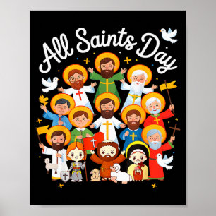 Allerheiligen Kinder Katholisch St Franziskus Ther Poster
