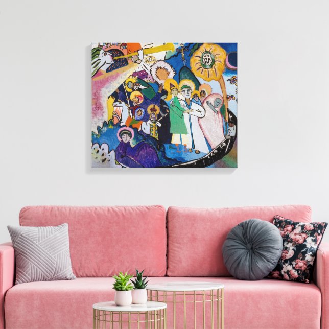 Allerheiligen Tag I | Kandinsky | Leinwanddruck (Insitu (Wohnzimmer))