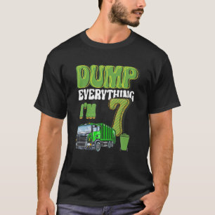 Alles Abfall Ich Bin Ein 7 Jahre Alter Müllwagen 7 T-Shirt