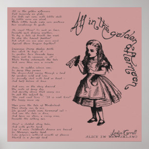 Alles am goldenen Nachmittag Poster