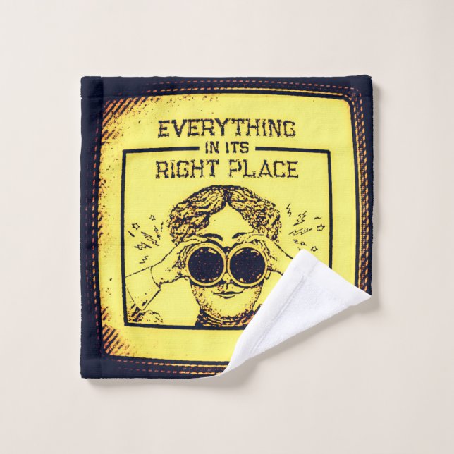 Alles am richtigen Ort Waschlappen (Waschlappen)