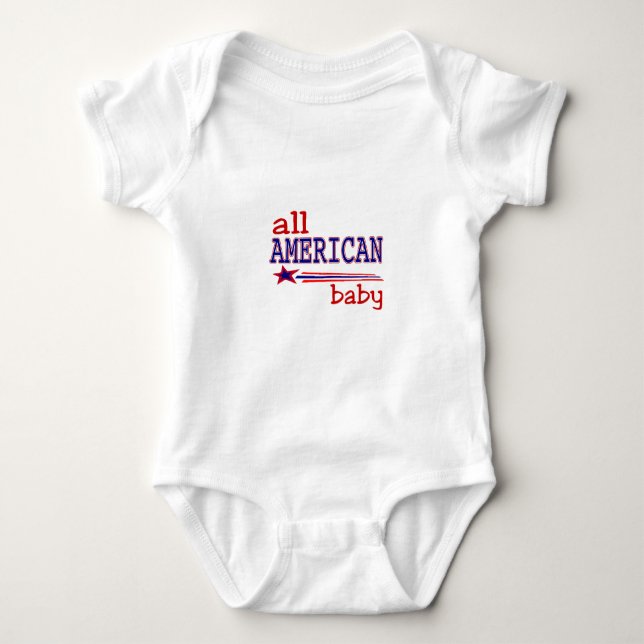 Alles amerikanische Baby Strampler (Vorderseite)