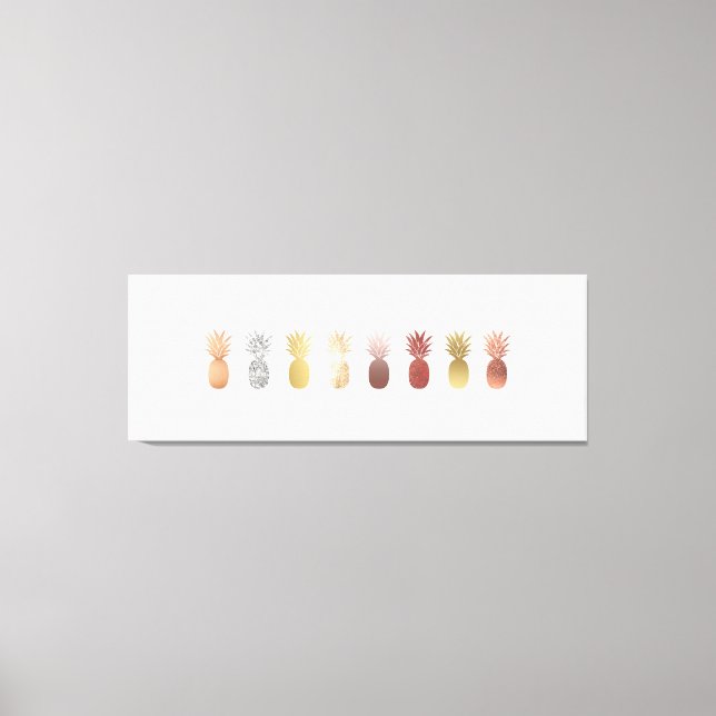 Alles Ananas Leinwanddruck (Vorderseite)