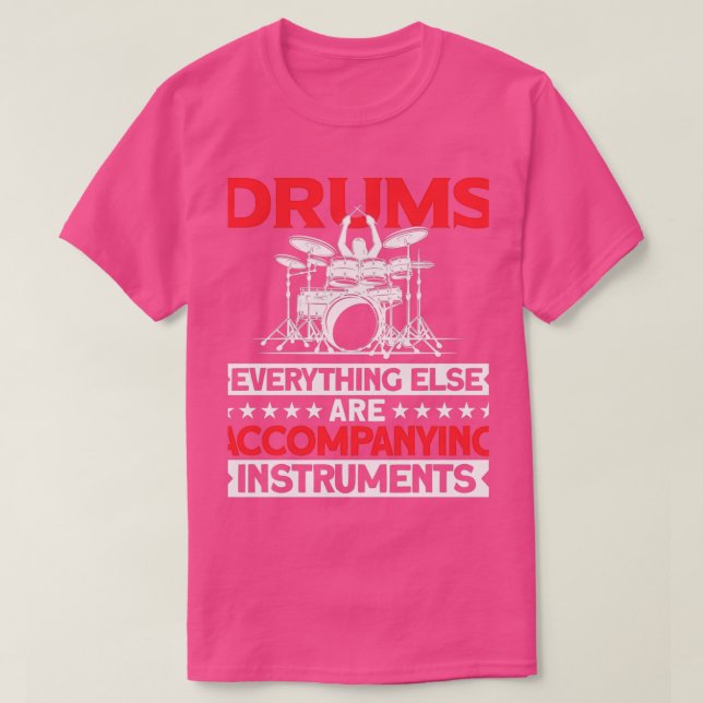 Alles andere Begleitinstrumente Drummer T-Shirt (Design vorne)