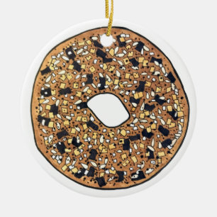 Alles Bagel Brot Baker Feinschmecker Konditorei Ko Keramik Ornament