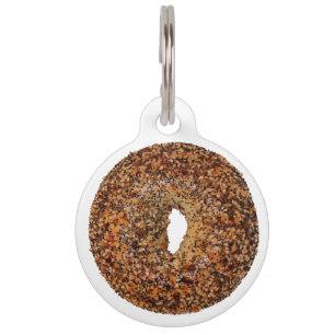 Alles Bagel Personalisieren Sie den ID-Tag für Hau Haustiermarke