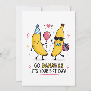 Alles Bananen zum Geburtstag Lustige Banane zum Feiertagskarte