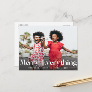 Alles befriedigen   Elegante Weihnachten Postkarte