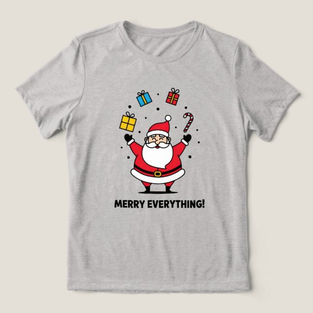 Alles befriedigen Tri-Blend shirt (Design Vorderseite)