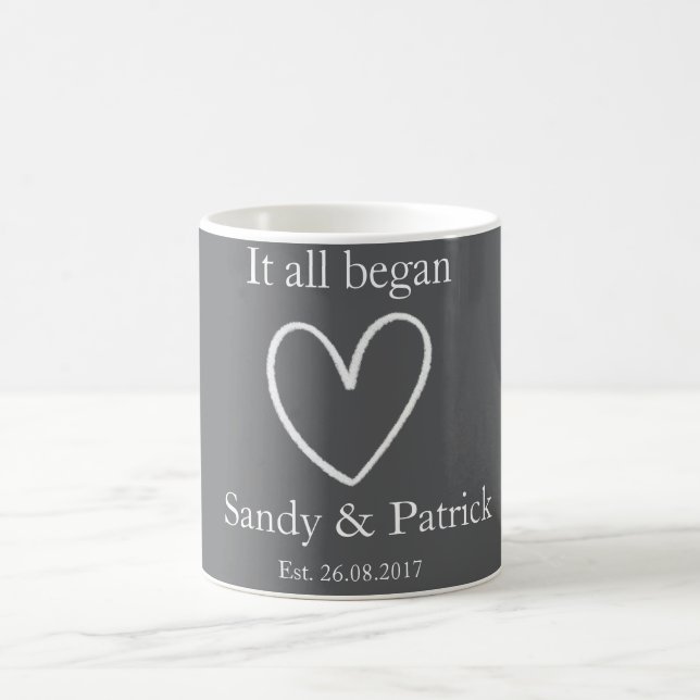alles begann kaffeetasse (Mittel)