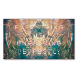 Alles breitet tadellos | Magneten aus Magnetische Visitenkarte