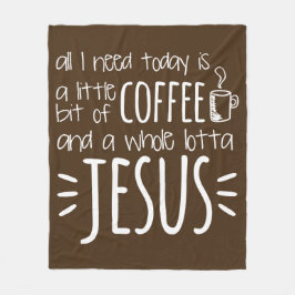 Alles, das ich ist benötige heute, ein wenig vom fleecedecke