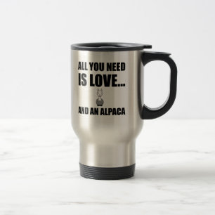 Alles, das Sie benötigen, ist Liebe und ein Reisebecher