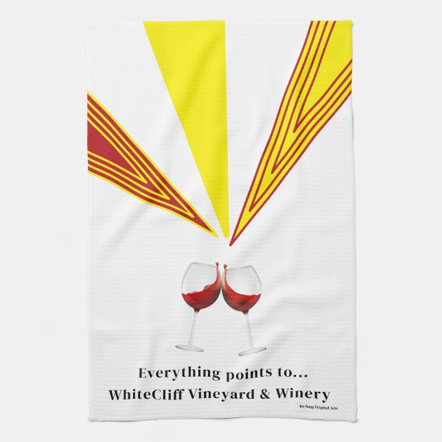 Alles deutet auf ... Geschirrtücher (Vertikal)