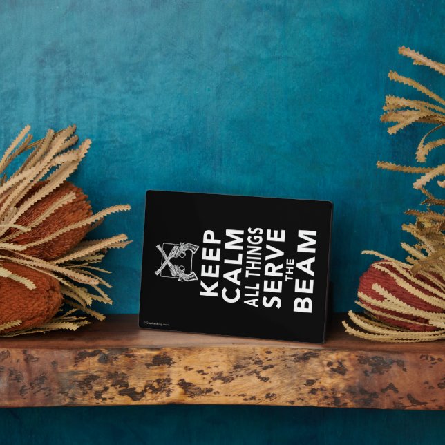 Alles dient dem Bauch Fotoplatte (Seite)