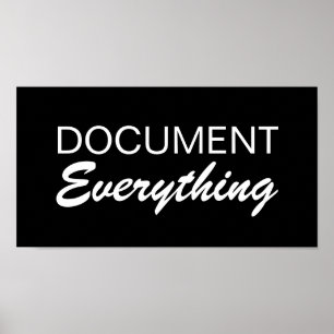 Alles dokumentieren - SRF Poster