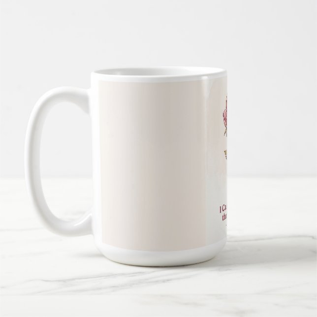 Alles durch Christus Kaffeetasse (Links)