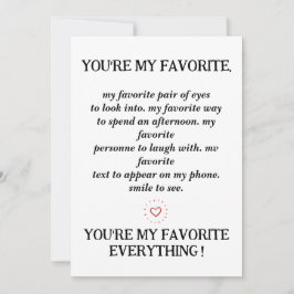 Alles: Eine Herz-Kreislauf-Karte für Jeden Anlaß Feiertagskarte