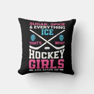 Alles Eishockey Girls Kissen