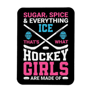Alles Eishockey Girls Magnet
