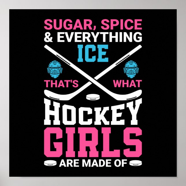 Alles Eishockey Girls Poster (Vorne)