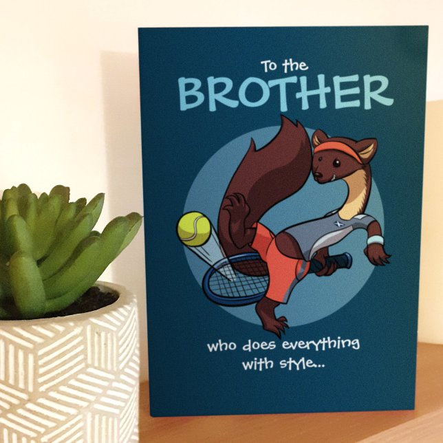 Alles Erledigt mit Style Tricky Tennis Cartoon Karte (Von Creator hochgeladen)