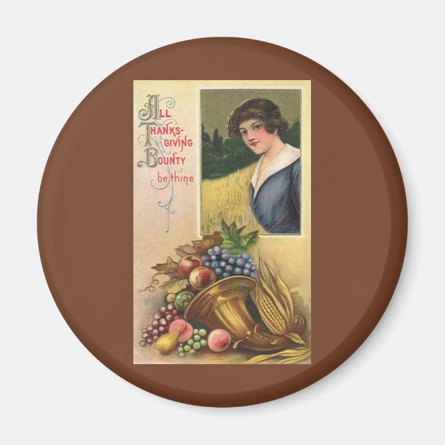 Alles Erntedank, Bounty ist dein. Magnet (Vorne)