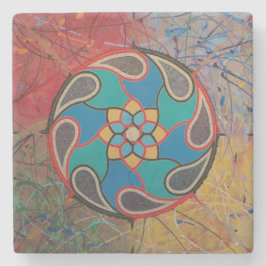 Alles fällt weg - Marmor Steinuntersetzer