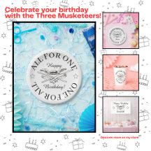 Alles für einen Geburtstag für alle Musketeer Happ