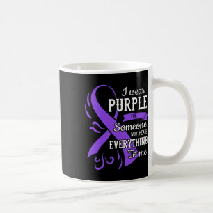 Alles für mich Epilepsie-Tag Lila Band Epilepsie Kaffeetasse