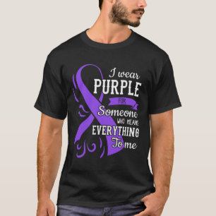 Alles für mich Epilepsie Tag Lila Ribbon Epilepsie T-Shirt