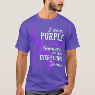 Alles für mich Epilepsie Tag Lila Ribbon Epilepsie T-Shirt